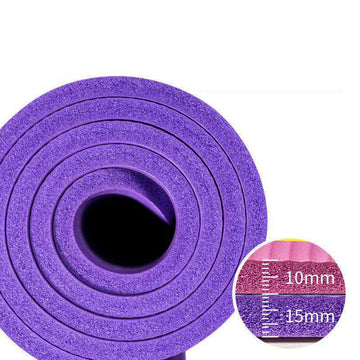 TD® Tapis de yoga ,183 x 61 x 1,5 cm ,Antidérapant et antidérapant ,Résistant à l'eau et à l'humidité ,Super résilient ,Tapis d'exer